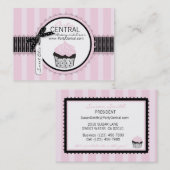 Boutique Chic Cupcake bakkerij Visitekaartje (Voorkant / Achterkant)