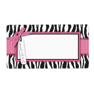 Boutique Chic Cupcake Name Tag Etiket