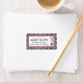 Boutique Chic Cupcakes Business Address Label (Insitu)