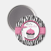 Boutique Chic Cupcakes Magnet (Voorkant / Achterkant)