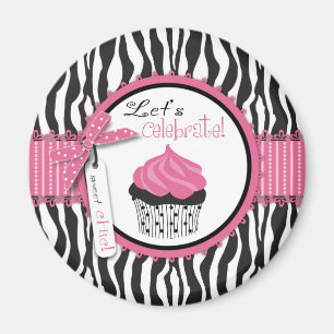 Boutique Chic Cupcakes Magnet