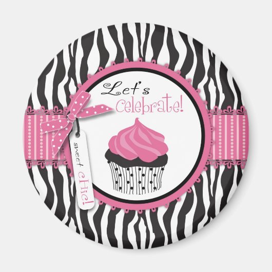 Boutique Chic Cupcakes Magnet (Voorkant)