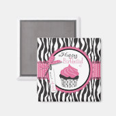 Boutique Chic Cupcakes Magnet B2 (Voorkant / Achterkant)