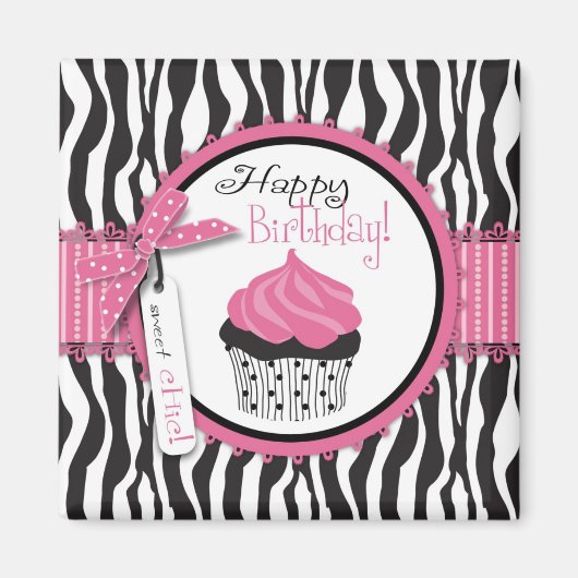 Boutique Chic Cupcakes Magnet B2 (Voorkant)
