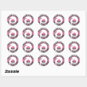 Boutique Chic Cupcakes Sticker_mbkemp Ronde Sticker (Vel)