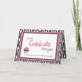 Boutique Chic Cupcakes TY Kaart (Achterkant)