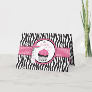 Boutique Chic Cupcakes TY Kaart