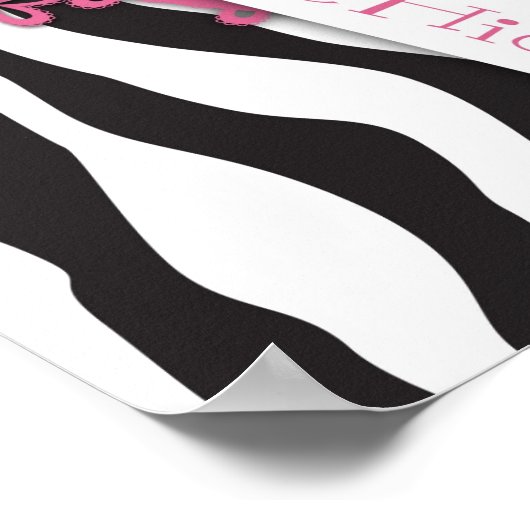 Boutique Chic Custom Banner_Swirly Sweet Poster (Hoek)