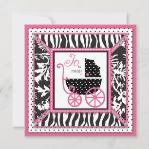 Boutique Chic Invitation Square Kaart