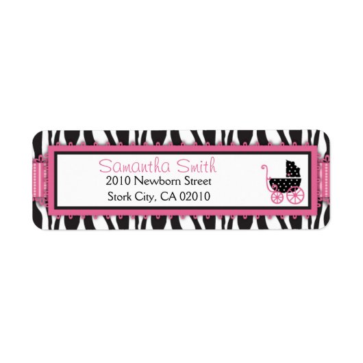 Boutique Chic Meisje Retourlabel B Etiket (Voorkant)
