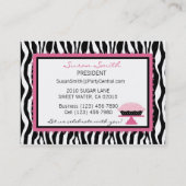 Boutique Chic Pie Visitekaartje (Achterkant)