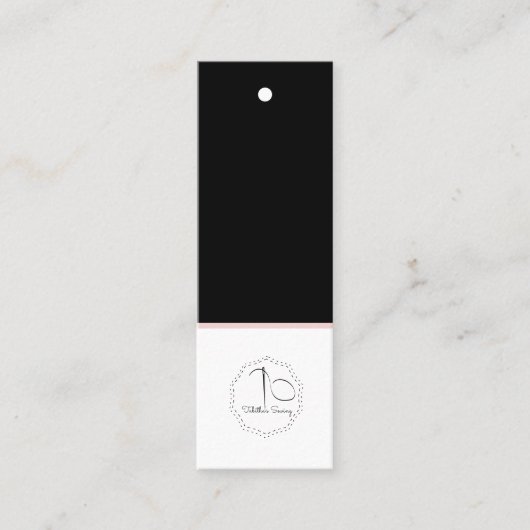 Boutique Clothing Branding Size Logo Hang Label (Voorkant)