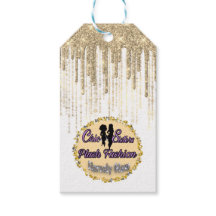 Boutique Clothing Price Label Gold Drids White