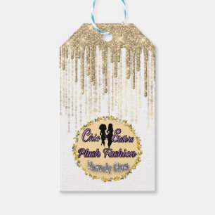 Boutique Clothing Price Label Gold Drids White Cadeaulabel