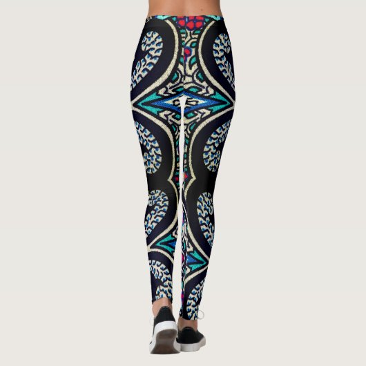 Boutique Design Digitale Kunst Leggings (Achterkant)