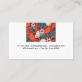 Boutique Flowers | Indicatieve bloemen Visitekaartje (Achterkant)