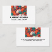 Boutique Flowers | Indicatieve bloemen Visitekaartje (Voorkant / Achterkant)