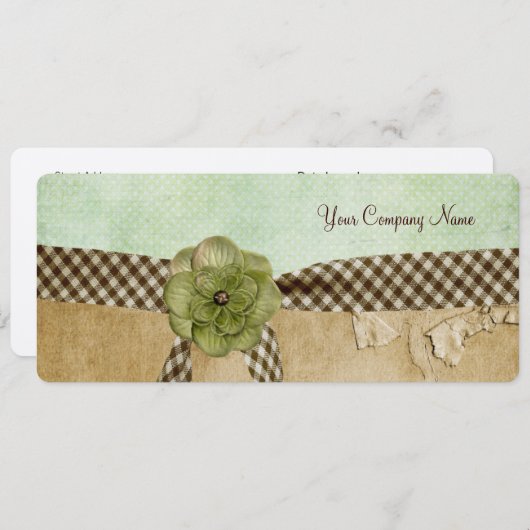 Boutique Gift Kaarten (Voorkant / Achterkant)