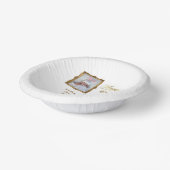 Boutique Gold Frame Photo Keepsake Papieren Kommen (Gebogen)