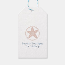 Boutique Logo Eenvoudige QR Code Grootte Prijs Cadeaulabel