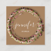 Boutique Mimetic Camouflage Militaire Uniform Vierkante Visitekaartje (Voorkant)