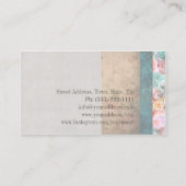 Boutique Mode Accessoires  Bloemlinnen Visitekaartje (Achterkant)