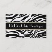 Boutique Mode en Pareltjes Visitekaartjes (Achterkant)