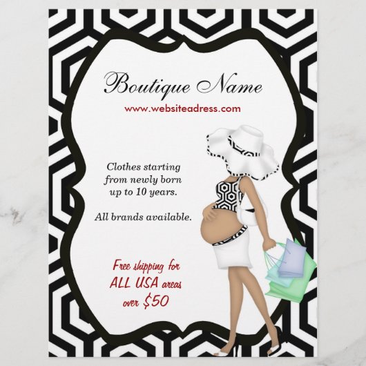 Boutique online flyer (Voorkant)