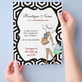 Boutique online flyer (Hand)
