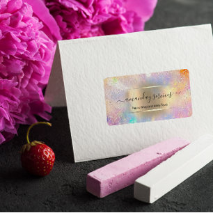 Boutique Online Shop Makeup Gold Holografen Naam L Etiket