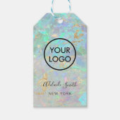 boutique opal background product cadeaulabel (Voorkant)