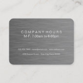 Boutique Steel Modern Luxe  element Visitekaartje (Achterkant)