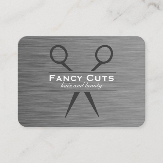 Boutique Steel | Moderne Luxe Visitekaartje (Voorkant)