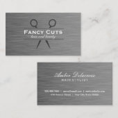Boutique Steel | Moderne Luxe Visitekaartje (Voorkant / Achterkant)