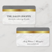 Boutique Stippen Gold Trim Visitekaartje (Voorkant / Achterkant)