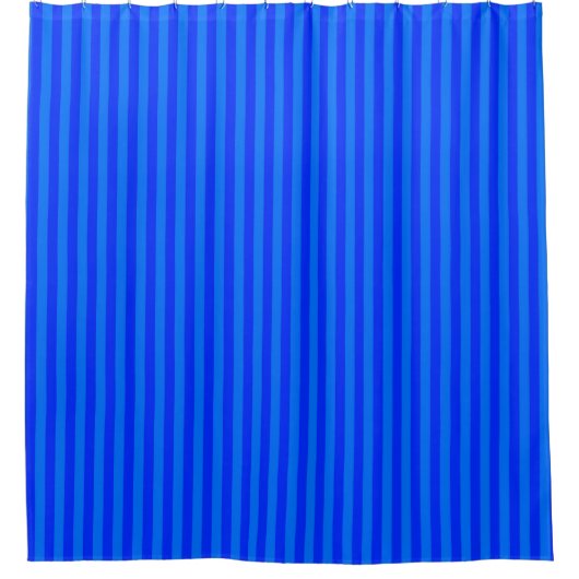 Boutique Stripes Blue - Bathroom Shower Curtain Douchegordijn (Voorkant)