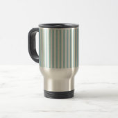 Boutique Stripes (Blue Green Aqua) - Reisbeker (Voorkant links)
