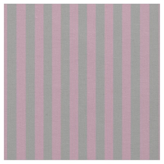 Boutique Stripes - Fabric Pink Grey Stof (Close Up)
