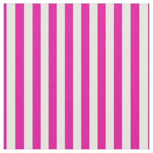 Boutique Stripes - Fabric White Pink Stof (Close Up)