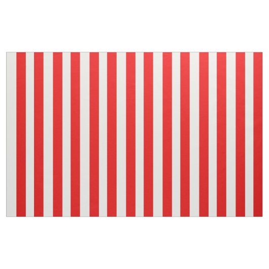 Boutique Stripes - Fabric White Red Stof (Fat Quarter)