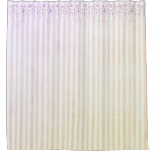 Boutique Stripes Lavender/Chandeliers - Douchegordijn (Voorkant)