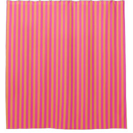 Boutique Stripes roze - Bathroom Shower Curtain Douchegordijn