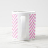 Boutique Stripes roze - Grote Koffiekop (Achterkant)