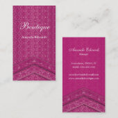 Boutique - Visitekaartje (Voorkant / Achterkant)