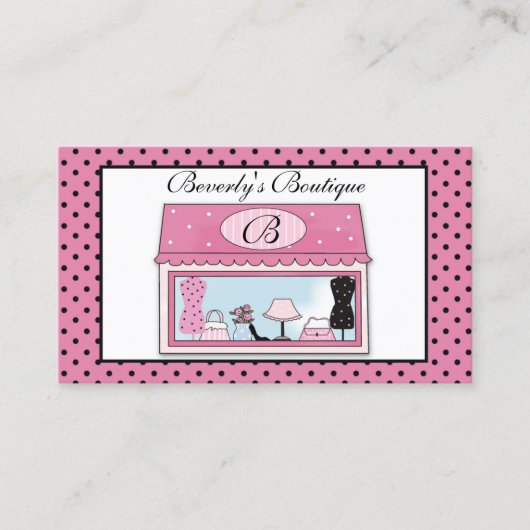 Boutique Visitekaartje (Voorkant)