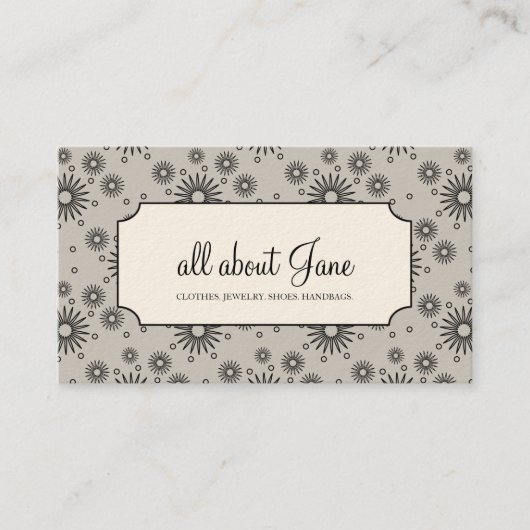 Boutique Visitekaartjes (Voorkant)