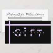 Boutique Wellness & Beauty Cadeaubon (Voorkant / Achterkant)