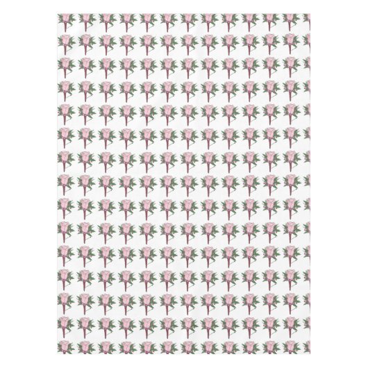 Boutonniere Roos Wedding Prom Flower Tablecloth Tafelkleed (Voorkant)