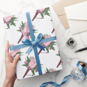 Boutonniere Roze Roze Bruiloft Bloem Groom Bloem Cadeaupapier