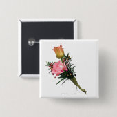 Boutonniere Vierkante Button 5,1 Cm (Voorkant /achterkant)